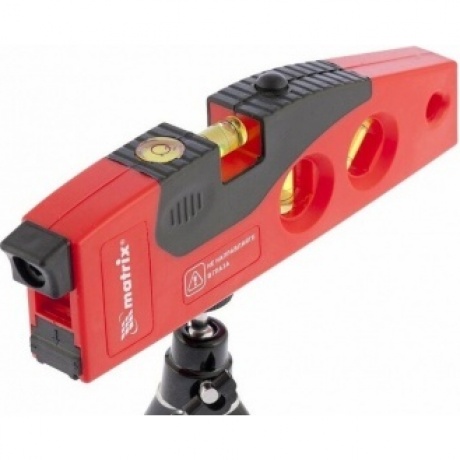 Уровень лазерный, 180 мм, 220 мм штатив, 4 глазка Matrix - фото 5