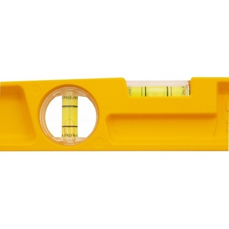 Уровень литой, 600 мм, 2 глазка, ударные площадки Denzel - фото 4