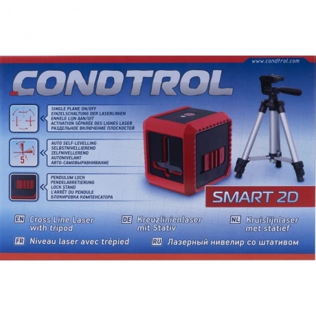 Лазерный нивелир CONDTROL Smart 2D Green - фото 4