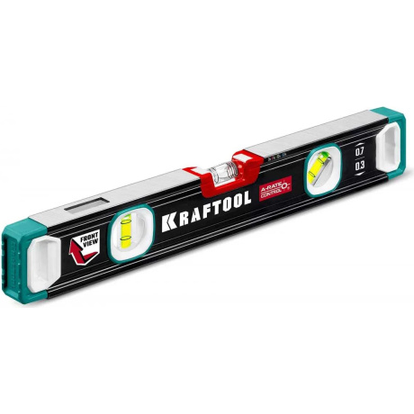 Строительный уровень Kraftool A-RATE CONTROL 34986-40, 400 мм, точность 0,3 мм/м, с инновационным зе
