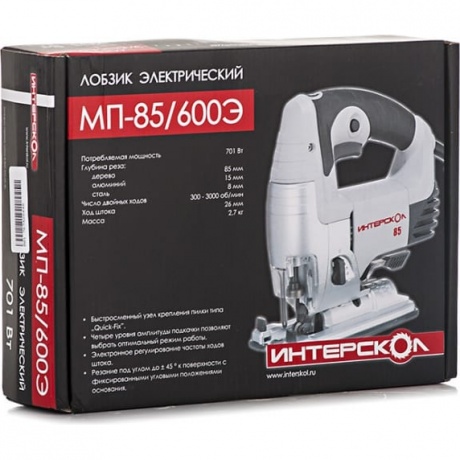 Лобзик Интерскол МП-85/600Э (156.1.1.00) - фото 7