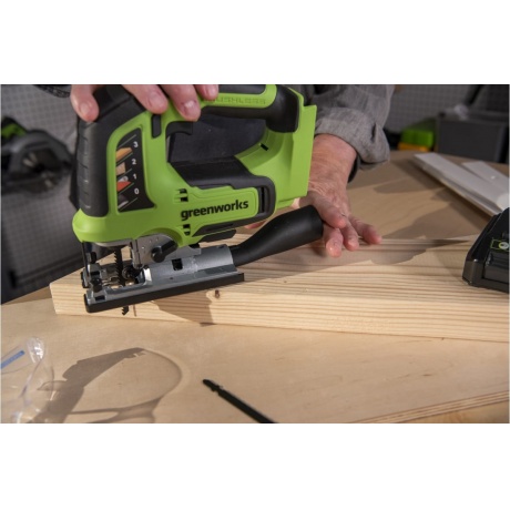 Лобзик электрический Greenworks GD24JS 3601407 - фото 13