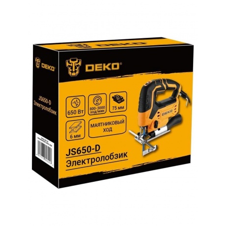 Электролобзик DEKO JS650-D, 650Вт - фото 2
