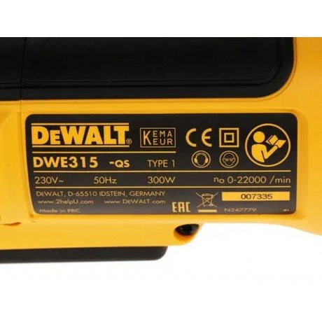 Многофункциональный инструмент  DWE315-QS  DeWalt - фото 15