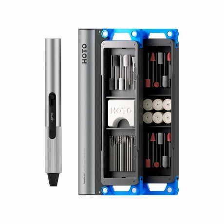 Беспроводная шлифовальная мини машинка-гравер с набором аксессуа...