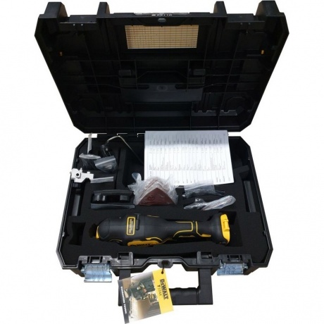 Многофункциональный инструмент DeWalt DCS356NT-XJ 550Вт желтый/черный - фото 4