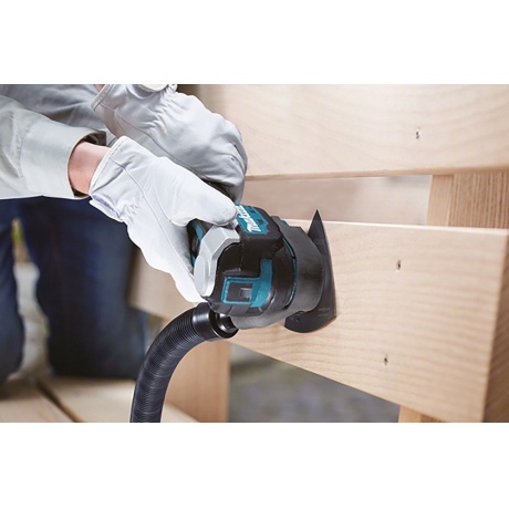 Многофункциональный инструмент Makita DTM52Z синий/черный - фото 16