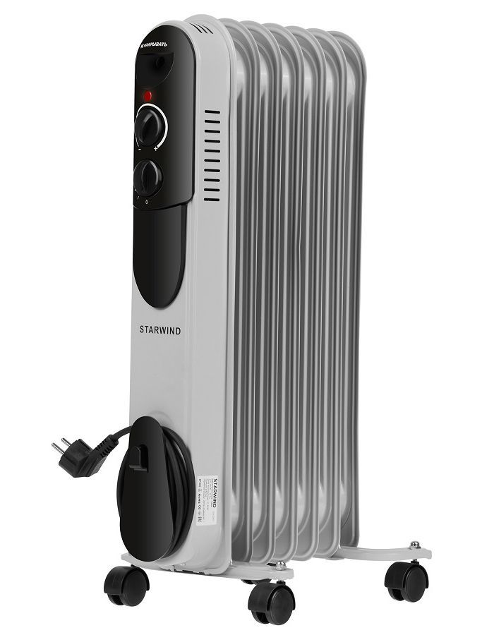 Радиатор масляный Starwind SHV3001 серый от Kotofoto