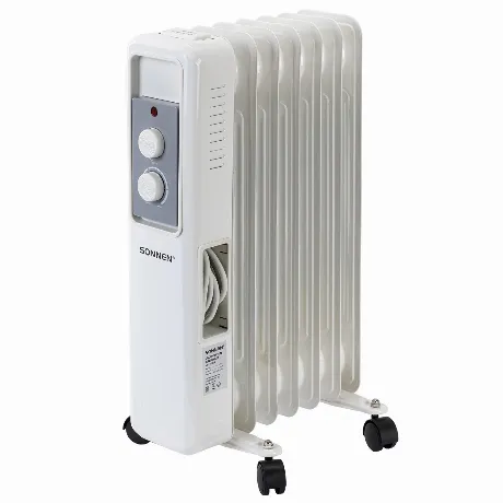 Обогреватель масляный SONNEN DFS-7E, 7секций, 1500Вт, 3 режима,м...