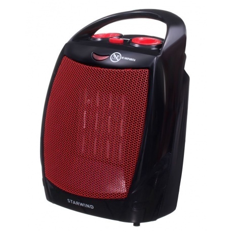 Тепловентилятор Starwind SHV2001 черный/красный - фото 2