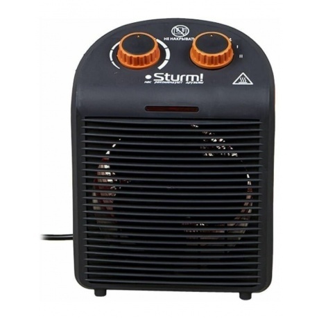 Тепловентилятор Sturm! FH2001 2000Вт черный/оранжевый - фото 4