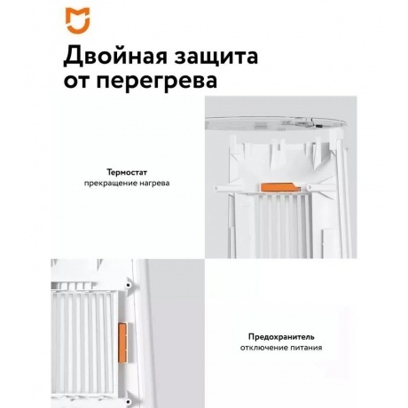 Обогреватель настольный Mijia Desktop Heater 600W (ZMNFJ01YM) - фото 24