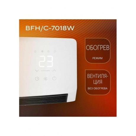 Тепловентилятор настенный Ballu BFH/C-7018W - фото 12