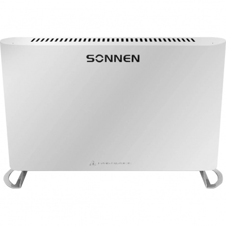 

Обогреватель-конвектор Sonnen ONYX-1000.1, 1000 Вт, Х-образный нагревательный элемент, белый, сделан