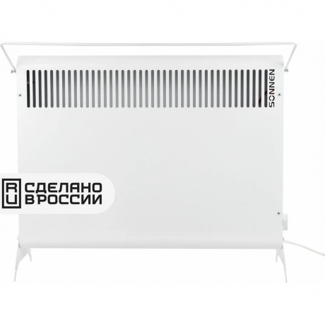 Обогреватель-конвектор Sonnen MINI-1500.2, 1500 Вт, вешалка, Х-образный нагревательный элемент, белы - фото 10