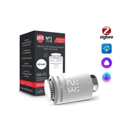 Термостат радиаторный электронный Royal Thermo Smart Heat, белый