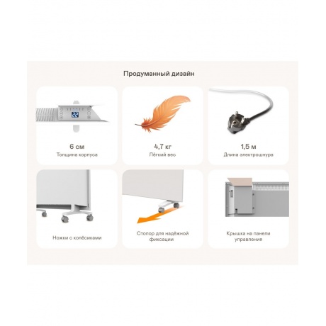 Обогреватель конвекторный GARLYN KH-1500 - фото 18