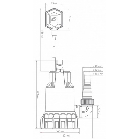 Насос погружной фекальный Джилекс ФЕКАЛЬНЫЙ 140/6 - фото 9