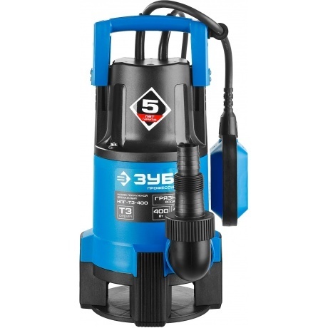 Насос погружной дренажный Зубр Профессионал Т3 НПГ-Т3-400 - фото 4
