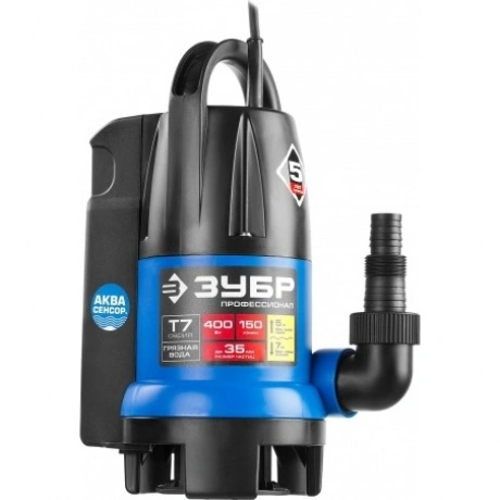 Насос погружной дренажный Зубр АкваСенсор Т7 НПГ-Т7-400