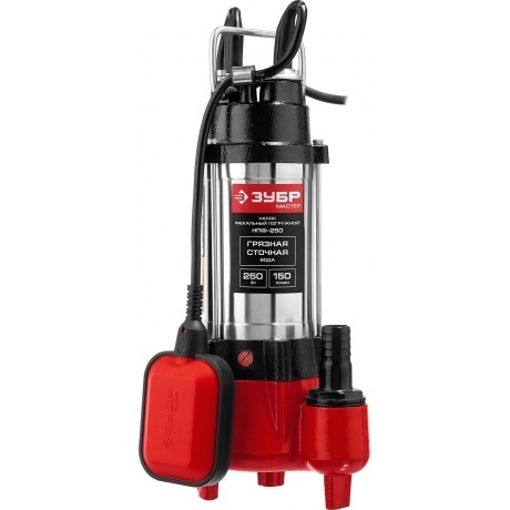 

Насос погружной фекальный Зубр НПФ-250