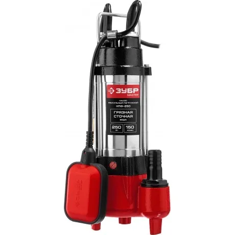 Насос погружной фекальный Зубр НПФ-250