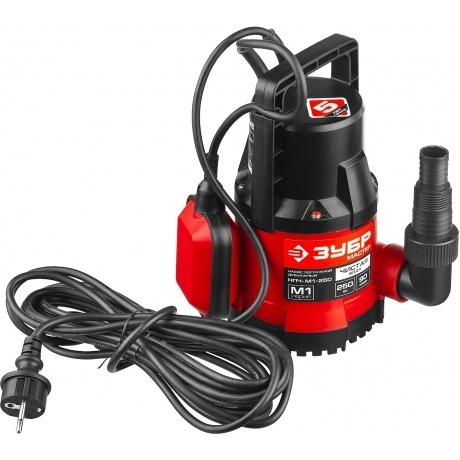 Насос погружной дренажный Зубр Мастер М1 НПЧ-М1-250 - фото 5