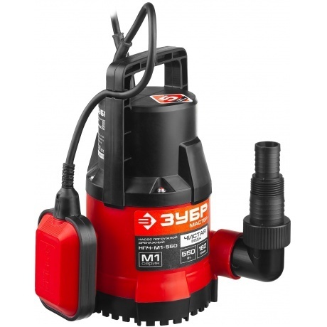 Насос погружной дренажный Зубр Мастер М1 НПЧ-М1-550 - фото 2