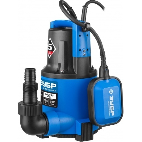 Насос погружной дренажный Зубр Профессионал Т3 НПЧ-Т3-750 - фото 4