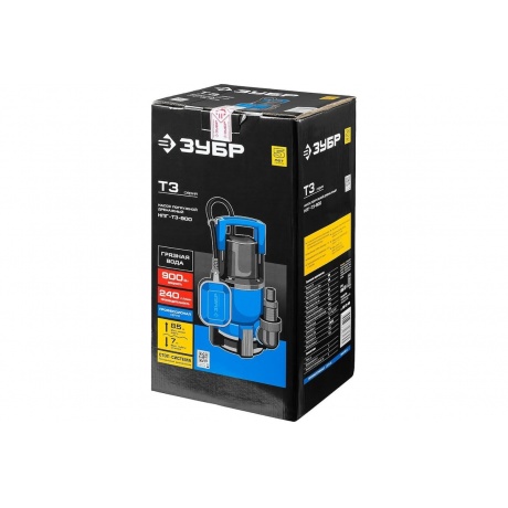 Насос погружной дренажный Зубр Профессионал Т3 НПГ-Т3-900 - фото 7