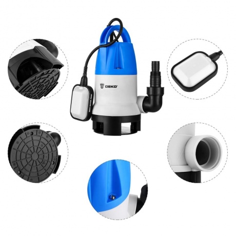 Насос дренажный DEKO DWP-900P (поплавок, 220В) - фото 2