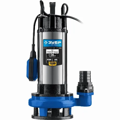Насос погружной дренажный ЗУБР Профессионал НПГ-Т5-1500
