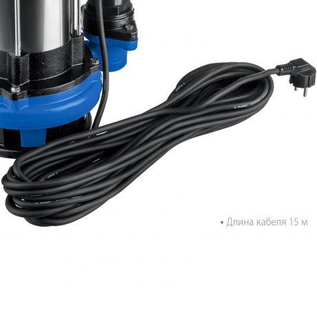 Насос погружной дренажный ЗУБР Профессионал НПГ-Т5-1500 - фото 9