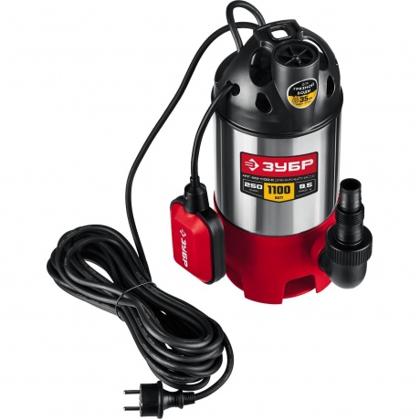 Насос погружной дренажный ЗУБР НПГ-М3-1100-С - фото 2