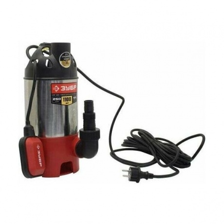 Насос погружной дренажный ЗУБР НПГ-М3-1100-С - фото 6