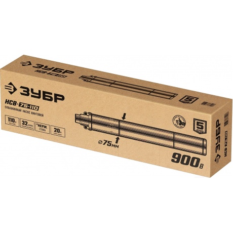 Скважинный насос винтовой ЗУБР, 110 м напор - фото 3