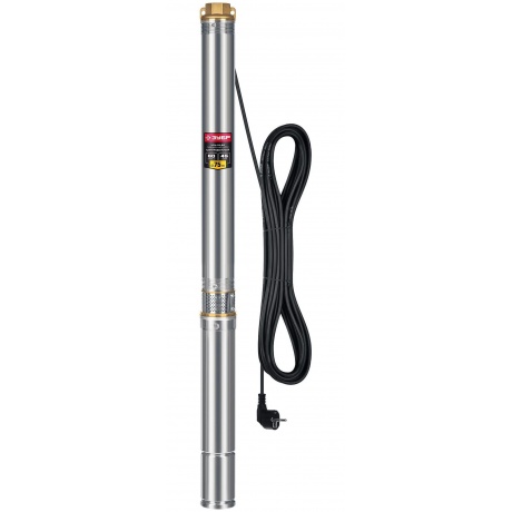Скважинный насос центробежный ЗУБР 60 м напор НСЦ-75-60 11794₽