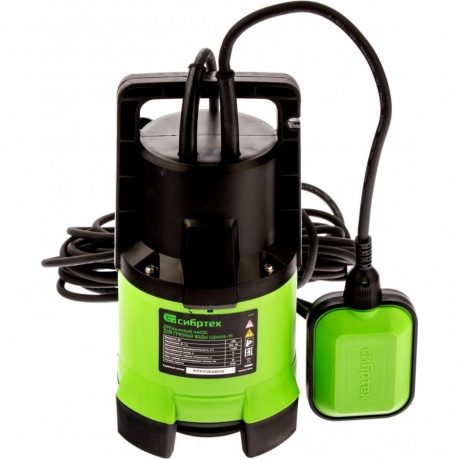 Дренажный насос для грязной воды СДН650-35, 650 Вт, напор 8 м, 11000 л/ч Сибртех - фото 2