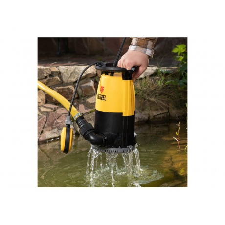 Дренажный насос для чистой и грязной воды DP-450S, 450 Вт, напор 6 м, 12000 л/ч// Denzel - фото 22