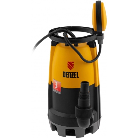 

Дренажный насос для чистой и грязной воды DP-600S, 600 Вт, напор 7 м, 13000 л/ч Denzel