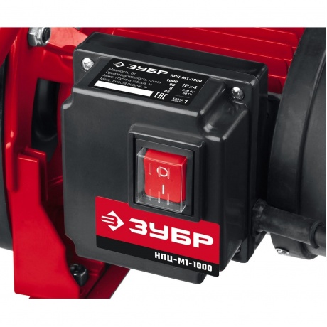 Насос поверхностный (садовый) центробежный ЗУБР 1000Вт НПЦ-М1-1000 - фото 4