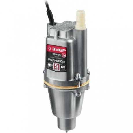 ЗУБР Родничок-Н 25 м вибрационный насос с нижним забором НВН-25 4408₽