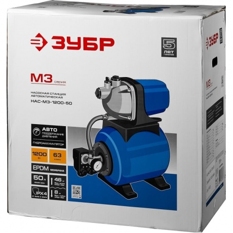 Станция насосная Зубр НАС-М3-1200-50 - фото 8