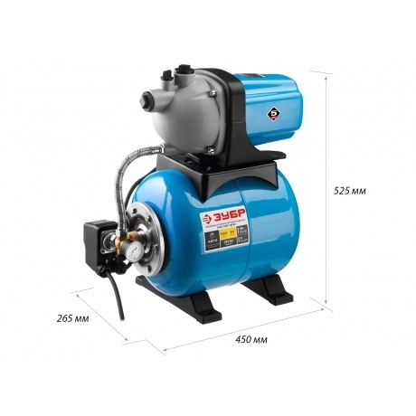 Станция насосная Зубр НАС-М3-1200 1200Вт - фото 2