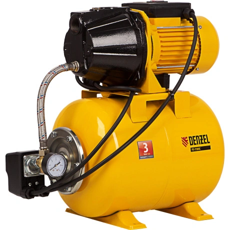 Насосная станция PS1100С, 1100 Вт, 4500 л/ч, ресивер 24 л, напор...