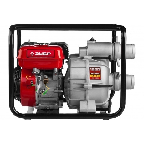 Мотопомпа бензиновая Зубр МПГ-1000-80 - фото 5