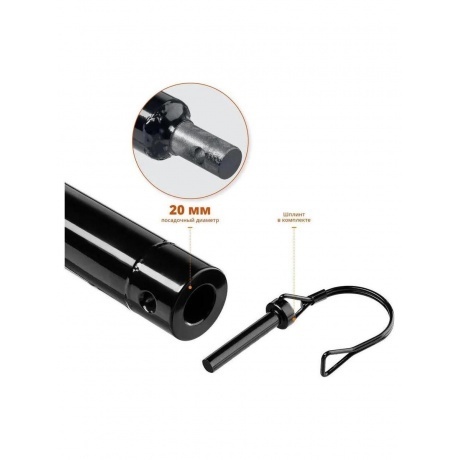 Удлинитель шнека для мотобуров ЗУБР 1000 мм  (7050-100) - фото 8