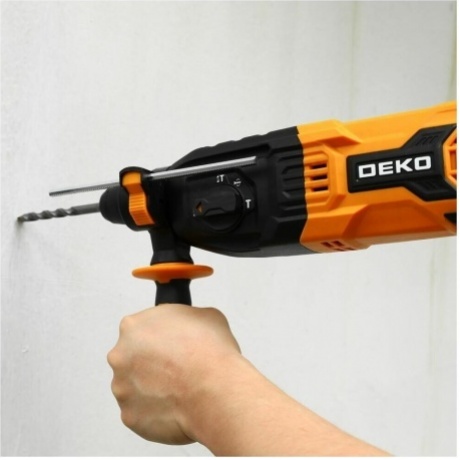 Перфоратор сетевой DEKO ZKH950 в кейсе с набором из 5 буров SDS+, 1050 Вт - фото 5
