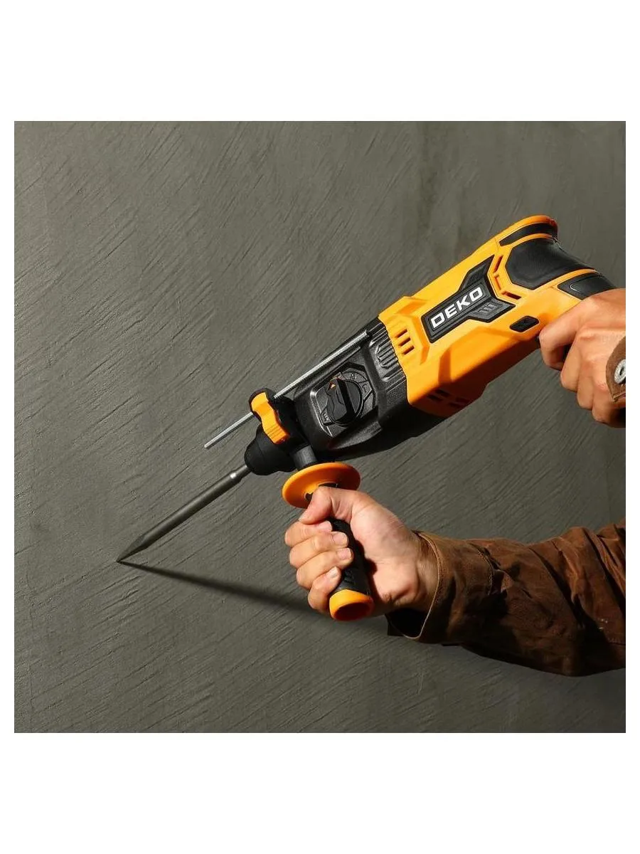 Перфоратор сетевой DEKO DKH1300W в кейсе, 1300Вт - фото 7