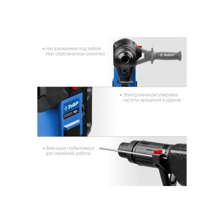 Перфоратор Зубр ЗПМ-52-1500 ЭК - фото 7